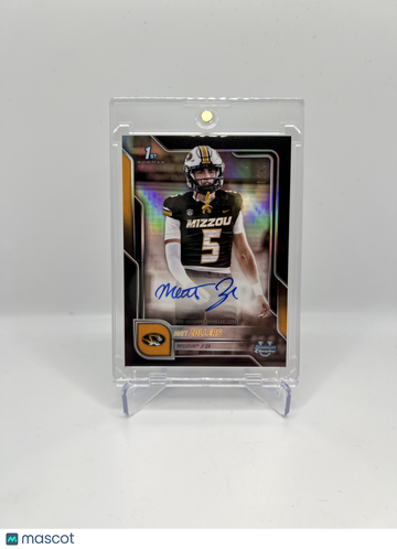 2025 CHROME UNIVERSITY MATT ZOLLERS 1ST BLACK REFRACTOR AUTO /10 RC