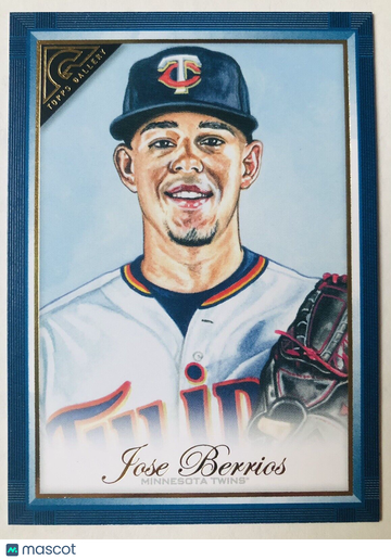 JOSE BERRIOS 2019 Topps Gallery #71 BLUE Parallel SP #05/50 Minnesota Twins