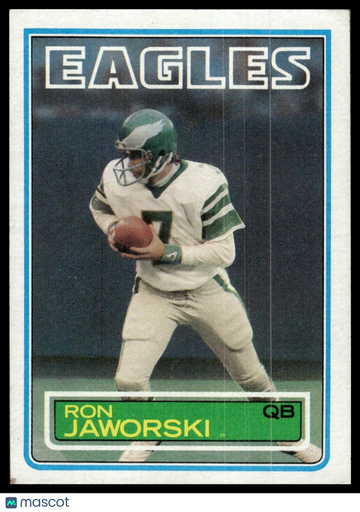 1983 Topps Ron Jaworski #142