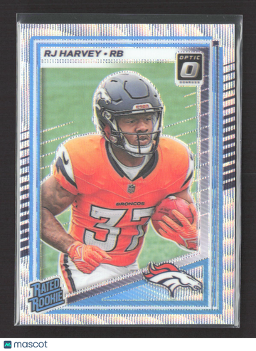 2025 Panini Donruss Optic Prizm RJ Harvey #208 196/300