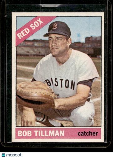 1966 Topps Bob Tillman #178 Blank Back Error