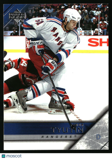 2005-06 Upper Deck Fedor Tyutin #378 New York Rangers