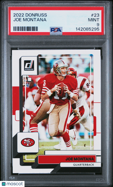 2022 Panini Donruss Joe Montana #23 PSA 9