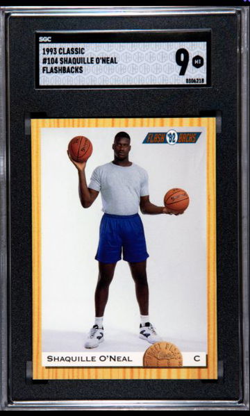 1993 Flashbacks Shaquille O'Neal #104  SGC 9