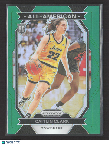 2024 Panini Prizm Draft Picks Caitlin Clark #23 Green RC