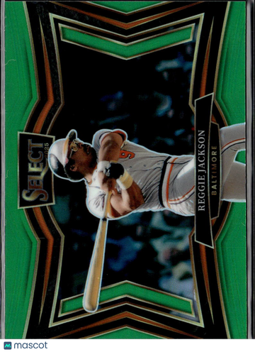 2025 Panini Select Baseball Prizm Reggie Jackson #204 Green Diamond Level /5
