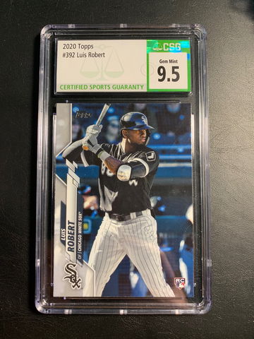 Luis Robert 2020 Topps Rookie CSG 9.5