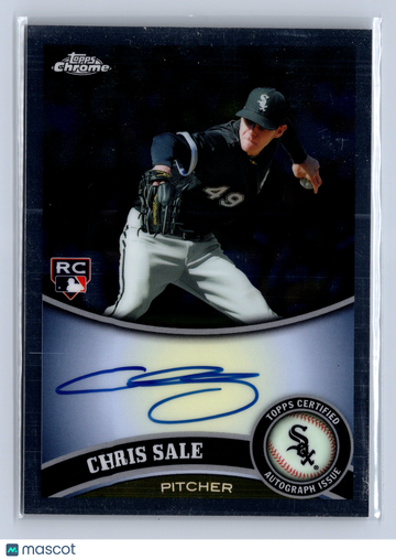 2011 Topps Chrome Chris Sale #205 Auto RC