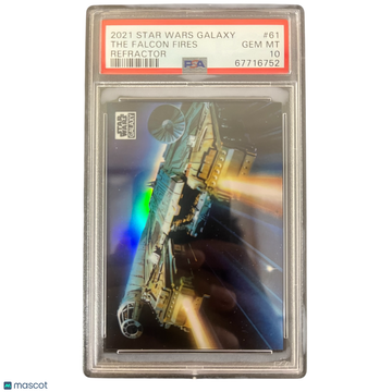 2021 Topps Chrome Star Wars Galaxy The Falcon Fires #61 PSA 10