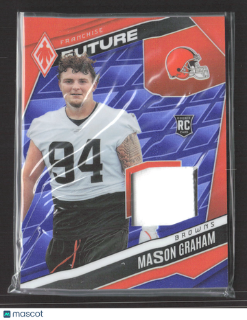 2025 Panini Phoenix Franchise Future Mason Graham #FFM-MGM RC Memorabilia 188/199