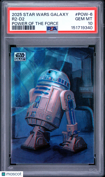 2025 Topps Chrome Star Wars Galaxy Power Of The Force R2-D2 #POW-6 PSA 10