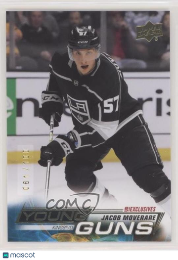 2022-23 Upper Deck Series 1 - [Base] - UD Exclusives Jacob Moverare #226 UD Exclusives 061/100 Rookie