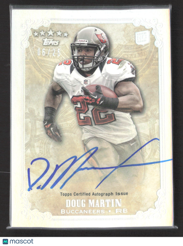 2012 Topps Five Star Doug Martin #FSFA-DM /25