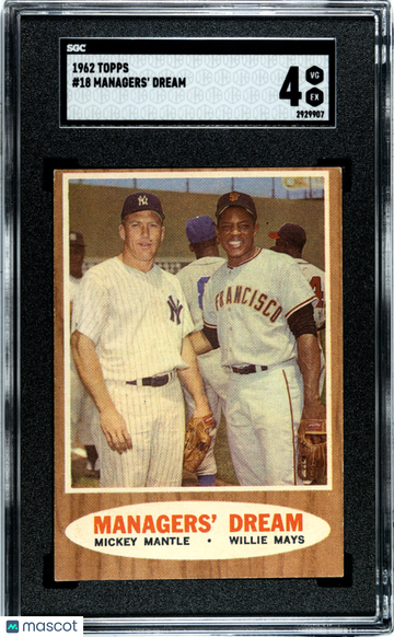 1962 Topps Managers' Dream #18 SGC 4