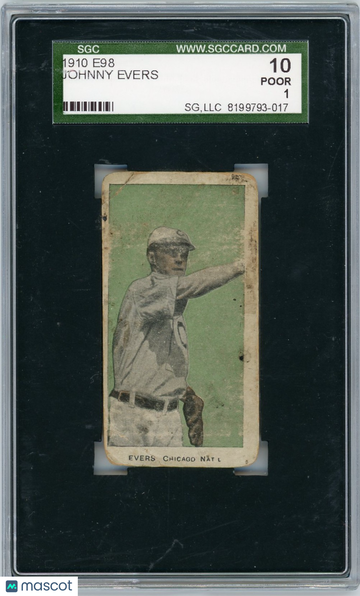 1910 E98 Johnny Evers SGC 1