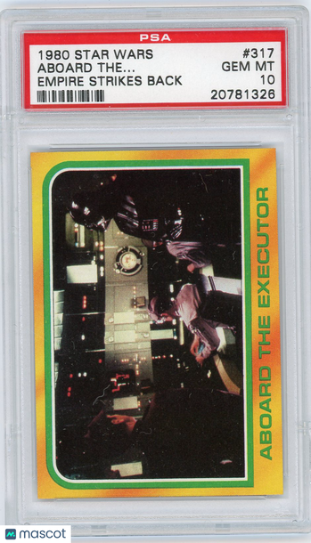 1980 Star Wars Empire Strikes Back Aboard The.. . #317 PSA 10