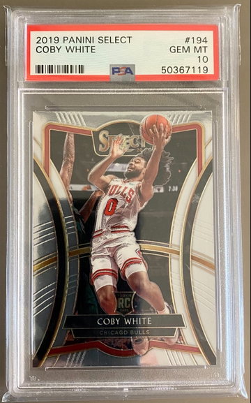 Coby White Select Premier PSA 10