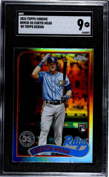 2024 Topps Chrome '89 Topps Curtis Mead #89CB-20 RC SGC 9