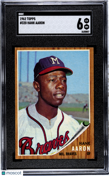 1962 Topps Hank Aaron #320 SGC 6