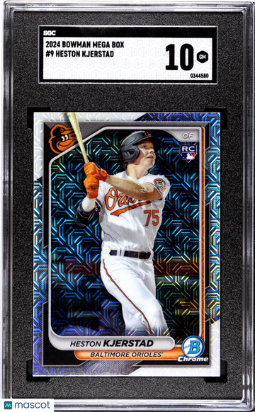 2024 Bowman Mega Box Heston Kjerstad #9 SGC 10