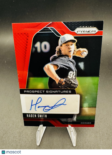 2025 Panini Prizm Baseball Hagen Smith #PS-HS Red /99