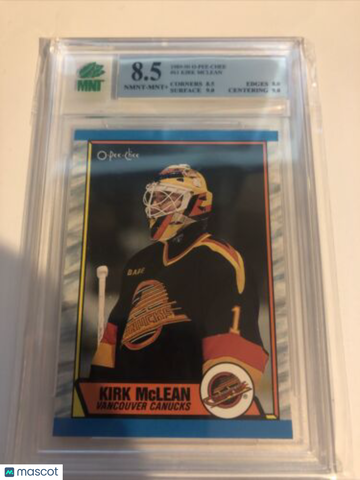 1989-90 O-Pee-Chee Kirk McLean Rookie MNT 8.5