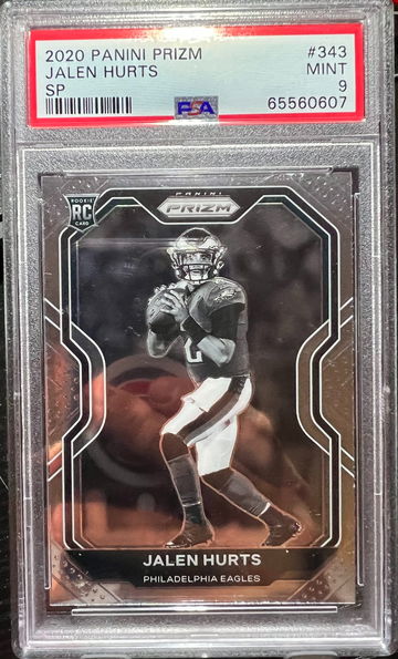 2020 Jalen Hurts Prizm SP Black & White RC