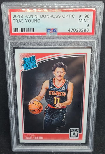 2018 Panini Donruss Optic Trae Young PSA 9