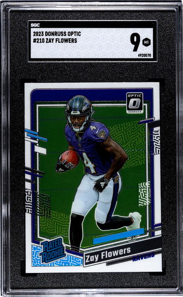2023 Donruss Optic Zay Flowers #210 RC SGC 9