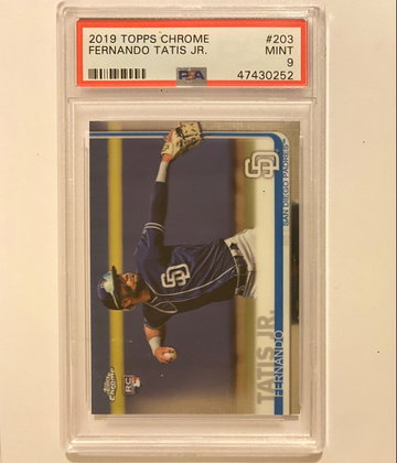 2019 Topps Chrome FERNANDO TATIS Jr. RC! PSA 9!