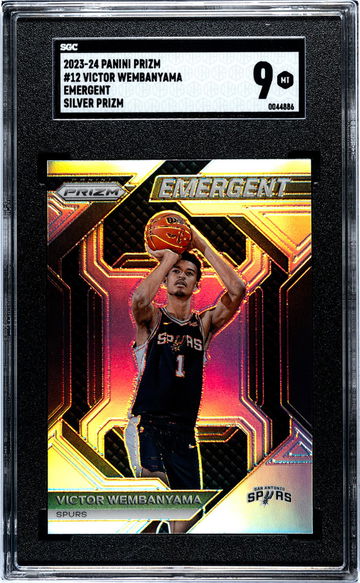 2023 Prizm #12 Victor Wembanyama Emergent SGC 9