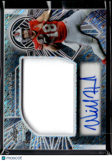 2025 Leaf Trinity Will Howard #RMM-WH1 Blue /10 Player-worn memorabilia Authentic autograph