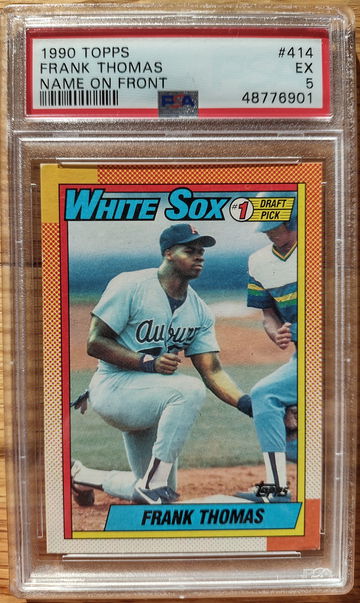 1990 Topps Frank Thomas PSA 5