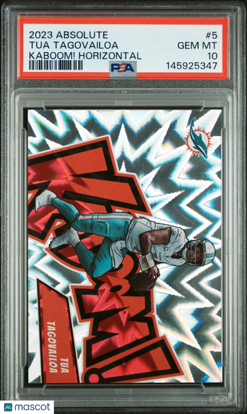 2023 Panini Absolute Kaboom! Horizontal Tua Tagovailoa #5 PSA 10