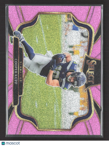 2025 Panini Select Prizm Field Level Cooper Kupp Pink Glitter #415 12/15 Seattle Seahawks