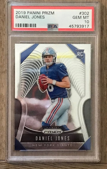 Daniel Jones Prizm PSA 10
