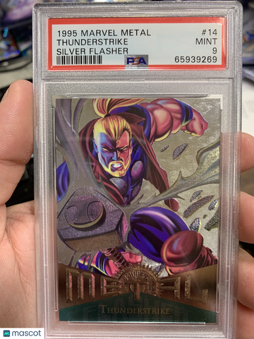 1995 Marvel Metal Thunderstrike #14 PSA 9