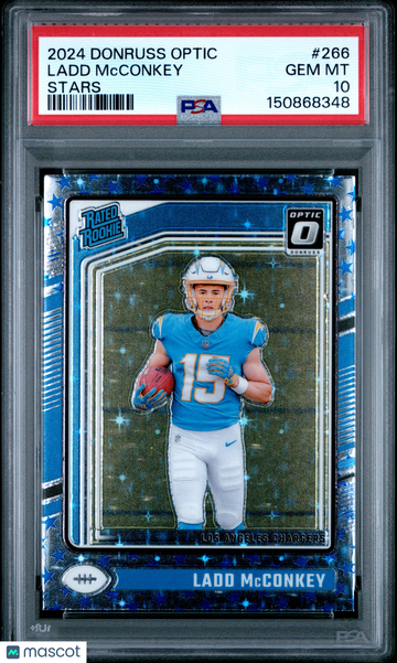 2024 Panini Donruss Optic Ladd Mcconkey #266 Stars PSA 10