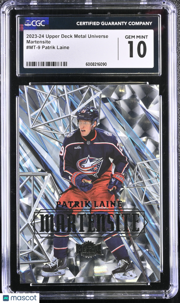 2023-24 Upper Deck Metal Universe Patrik Laine #MT-9 Martensite CGC 10