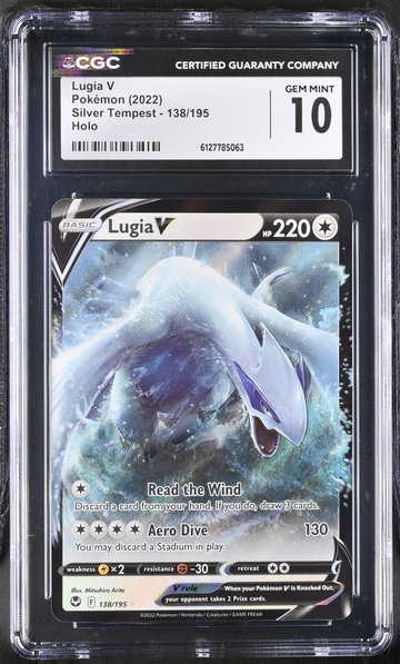 2022 Silver Tempest #138/195 Lugia V CGC 10