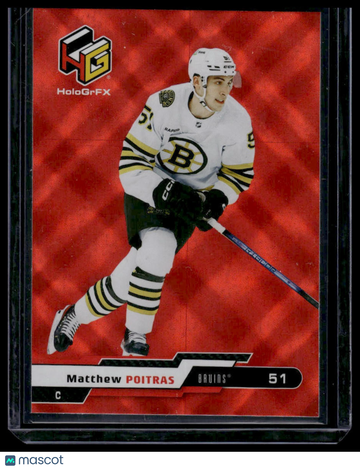 2023-24 Upper Deck Matthew Poitras #HG-15 HoloGrFx Rookies