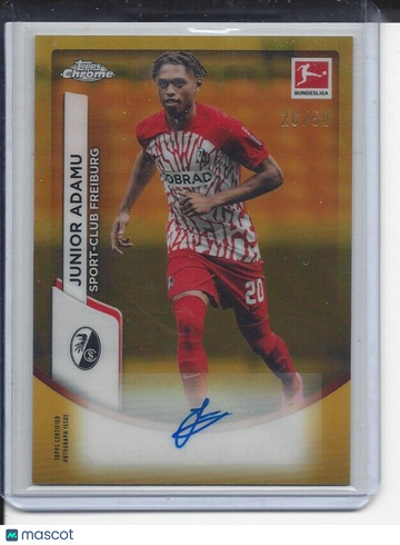 2023-24 Topps Chrome Bundesliga JUNIOR ADAMU #BCA-JA