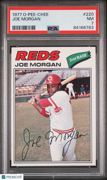 1977 O-Pee-Chee Joe Morgan #220 PSA 7