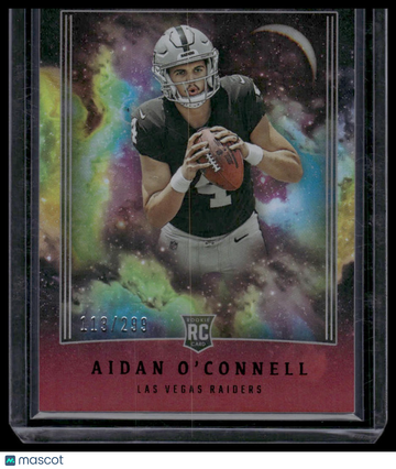 2023 Panini Origins Aidan O'Connell #138 Holo Red SN