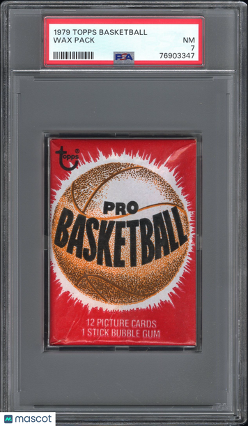 1979 Topps Basketball Wax Pack Wax Pack PSA 7