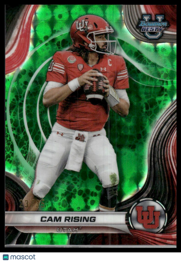 2024 Bowman University Best Cam Rising #71 Lime Green Geometric Refractor /35 SN