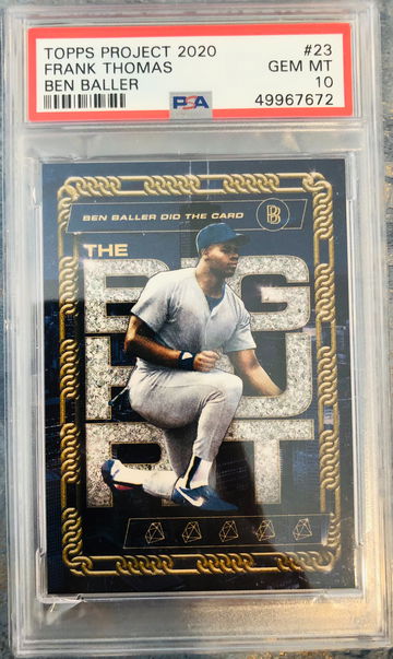 Frank Thomas Project 2020 Ben Baller PSA 10 #23
