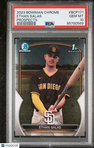 2023 Bowman Chrome Prospects Ethan Salas #BCP171 PSA 10