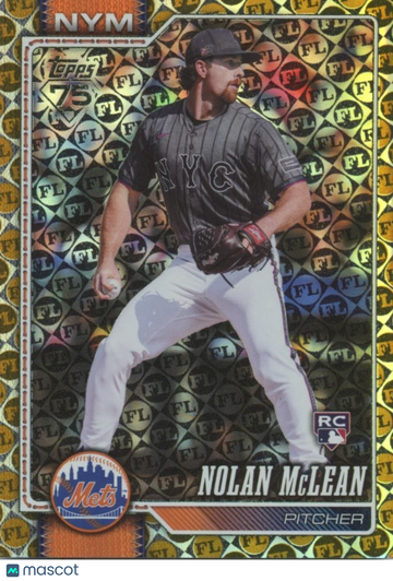 2026 Topps Nolan Mclean #214 Gold Rookie Topps