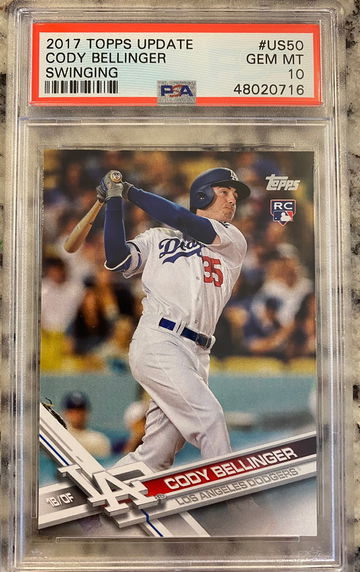 2017 Topps Update Cody Bellinger PSA 10 Gem-Mint